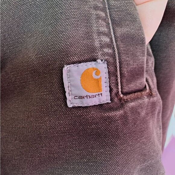 Carhartt Women's Sherpa Lined Workwear Berkeley Jacket Brown size XS 0-2 - Picture 5 of 7